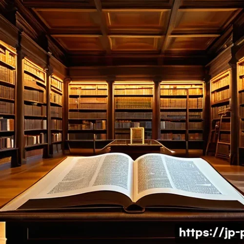 수리철학에서 수의 존재론 - A serene, mystical library scene symbolizing Platonic realism of numbers, with ancient scrolls glowi...