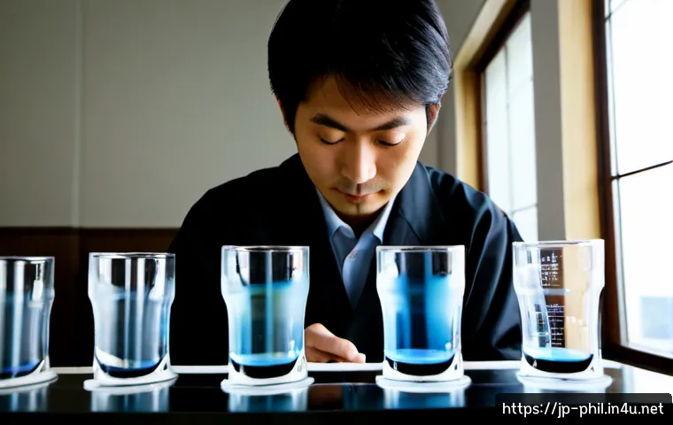 과학철학에서의 귀납과 연역 논리 - Photorealistic science philosophy concept of induction: a Japanese university researcher in a clean ...