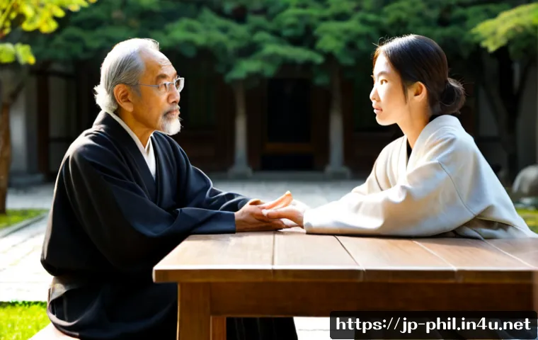 소크라테스의 대화법과 교육철학 - Photorealistic university philosophy seminar, an elderly Greek-inspired professor in modest classica...